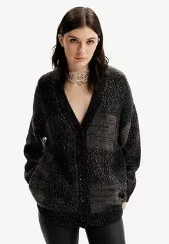 Кардиган Desigual CHECK, черный