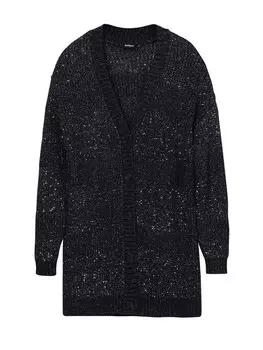 Кардиган Desigual Knit Cardigan, черный