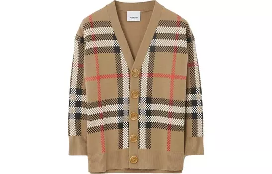 Кардиган детский Burberry, бежевый