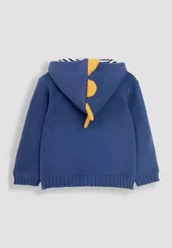 Кардиган DINO HOODED COSY REGULAR FIT JoJo Maman Bb, синий