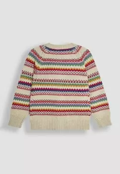 Кардиган DINOSAUR FAIR ISLE REGULAR FIT JoJo Maman Bb, бежевый