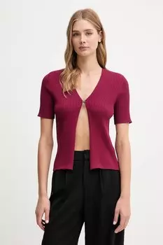 Кардиган Dkny, бордовый