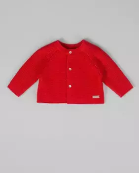 Кардиган для девочки NANOS, красный