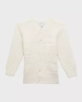 Кардиган для девочки с медведем интарсия, размер 3M-24M Ralph Lauren Childrenswear