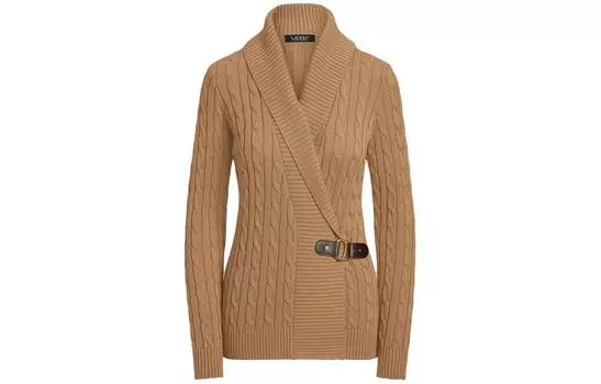 Кардиган Donato Cable-Knit Polo Ralph Lauren, Light Umber