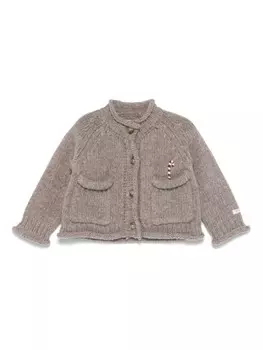 Кардиган Donsje Bleka, коричневый