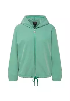 Кардиган DRAWSTRING HEM TWO-TONE Ulla Popken, светло-зеленый