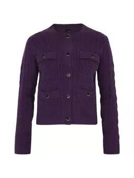 Кардиган DreiMaster Klassik, фиолетовый