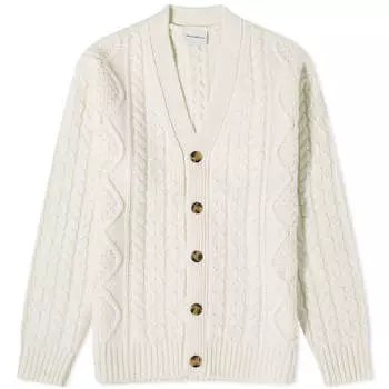 Кардиган Drle De Monsieur Cable Knit, цвет Cream