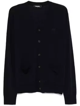 Кардиган DSQUARED2 с вышитым логотипом, синий