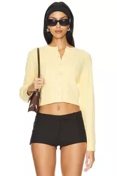 Кардиган dudley с косами Frankies Bikinis, ваниль