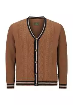Кардиган Дюка Старкса Charles Colby, коричневый
