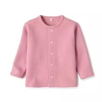 Кардиган двойной вязки (детский) MUJI, розовый