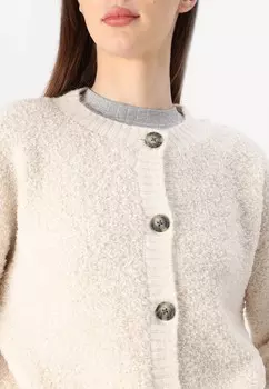 Кардиган EIRA LIFE O-NECK JDY, молочный