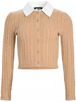 Кардиган Eloise фактурной вязки Seroya, нейтральный цвет