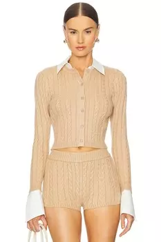 Кардиган eloise с косами Ser.O.Ya, коричневый