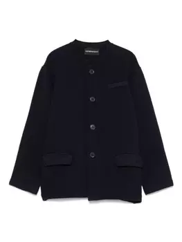 Кардиган Emporio Armani Kids 3D-вязаный, черный