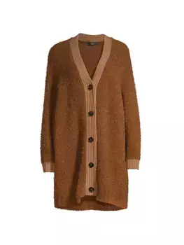 Кардиган Enfasi из смеси альпаки Weekend Max Mara, карамель