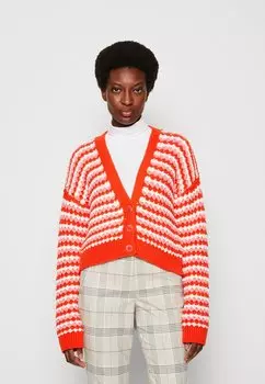 Кардиган Esprit Chunky Tape, красный
