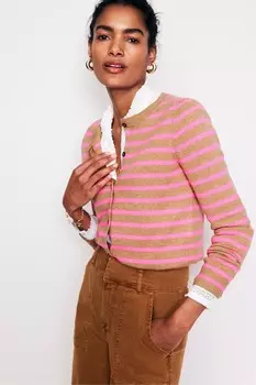 Кардиган Eva из кашемира Boden, красный