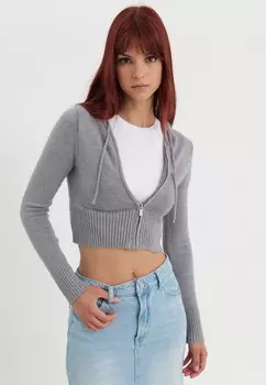 Кардиган Even&Odd, цвет Mottled Grey