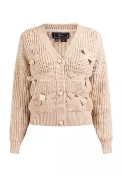 Кардиган faina Knit Cardigan, бежевый