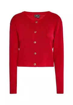 Кардиган faina Knit Cardigan, красный