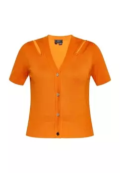 Кардиган faina Knit Cardigan, оранжевый