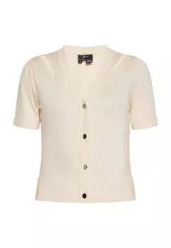 Кардиган faina Knit Cardigan, светло-бежевый