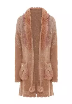 Кардиган faina, светло-розовый