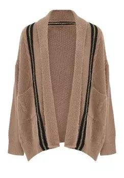 Кардиган faina, светло-розовый