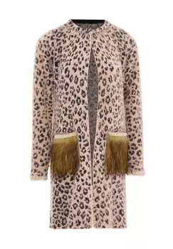 Кардиган faina, светло-розовый