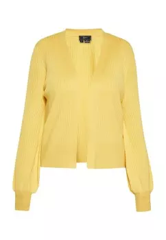 Кардиган faina, светло-желтый