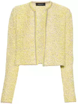 Кардиган фактурной вязки Fabiana Filippi, желтый