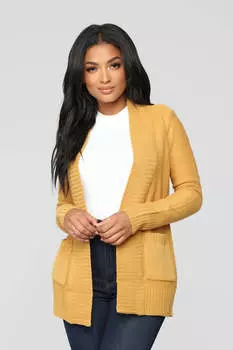 Кардиган Fashion Nova 65347, желтый