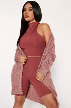 Кардиган Fashion Nova W9009, лиловый