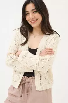 Кардиган Fatface Annabelle с лоскутным узором Fat Face, бежевый