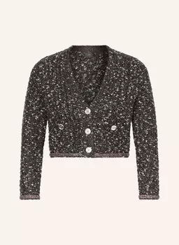 Кардиган фиашкетерия с пайетками Pinko, черный