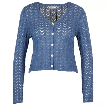 Кардиган Flomax Women's Ajour Kurzjacke Viola, цвет Jeans