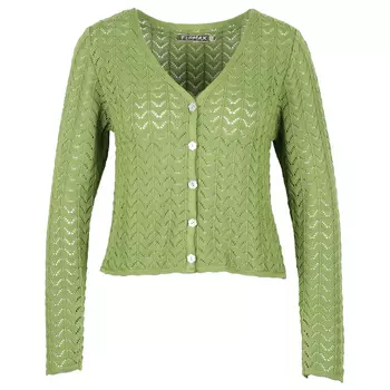 Кардиган Flomax Women's Ajour Kurzjacke Viola, цвет Pistazie