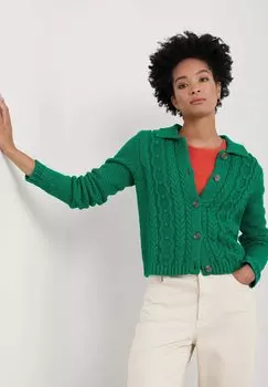 Кардиган FOREST RIDGE Seasalt Cornwall, зеленый