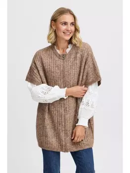 Кардиган Fransa Pullunder FRSANNY CAR 4 20614683 eleganter Cardigan, коричневый