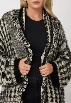 Кардиган FRANSEN UND PATCHWORK Guess, черный