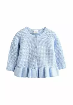 Кардиган FRILL REGULAR FIT Next, синий