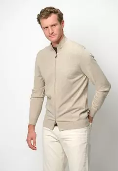 Кардиган FULL ZIP PROFUOMO, бежевый
