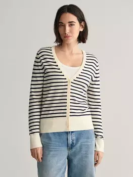 Кардиган Gant, цвет creme/schwarz