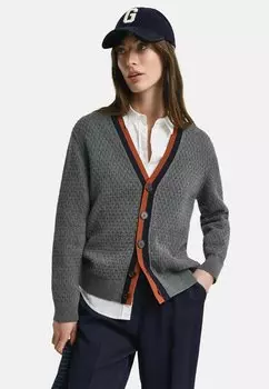 Кардиган GANT, темно-серый