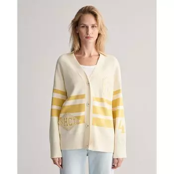 Кардиган Gant Varsity, бежевый