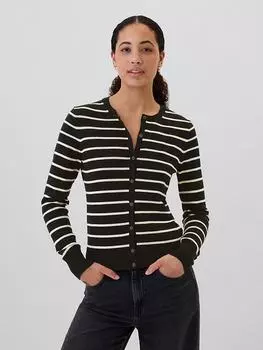 Кардиган GAP, цвет schwarz/beige