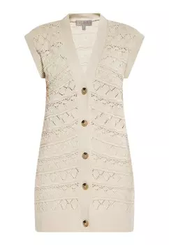 Кардиган Gaya Knitted Vest, бежевый